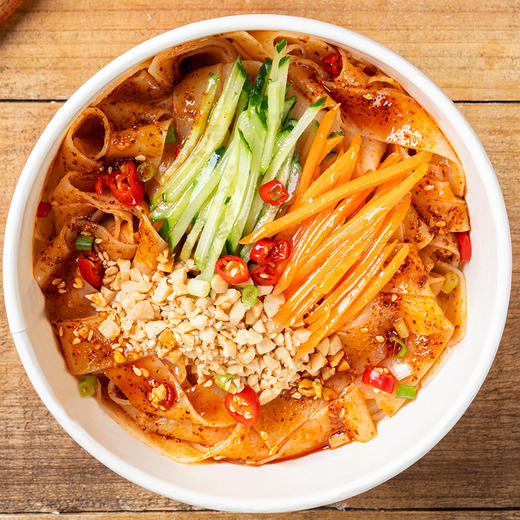 嗨吃家红油面皮（清真）157g*6盒【分仓直发，72小时发货，周末节假日不发货】 商品图4