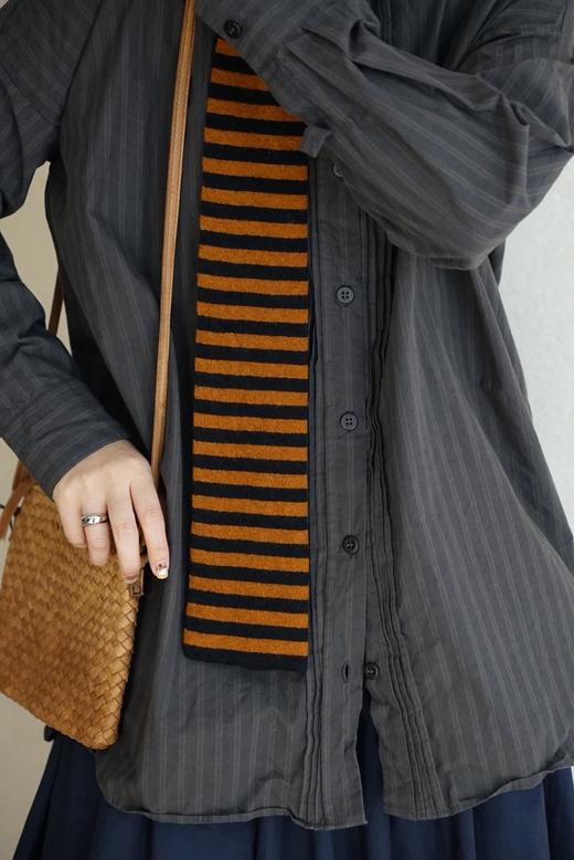 Bergfabel小立领中长款衬衣 商品图9