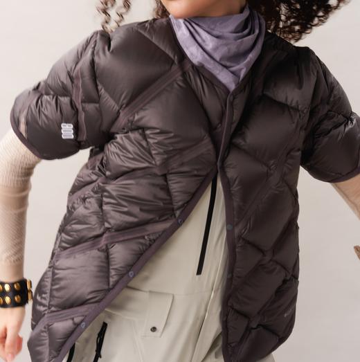 PACIFIC++短袖轻薄羽绒服保暖鹅绒PERTEX男女UPPERVOID二普纬度 商品图4