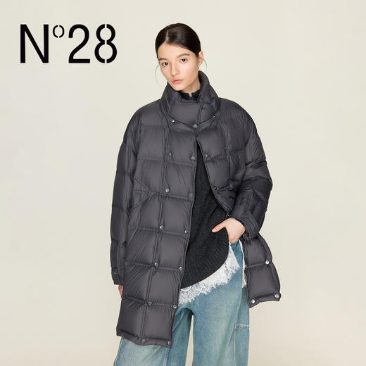 N°28 立领女士秋冬宽松休闲复古保暖外套8955A1R210 商品图2