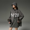 N°28【千金风】羊毛呢大衣女秋围巾设计感毛呢外套 8855A1D609  商品缩略图2