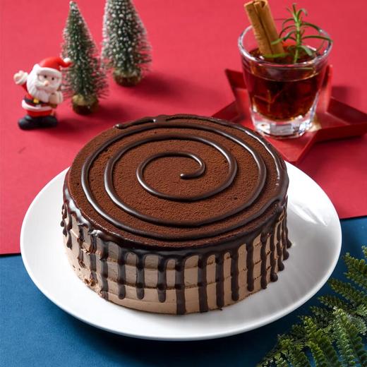 圣诞巧克力年轮蛋糕520g/盒 商品图0