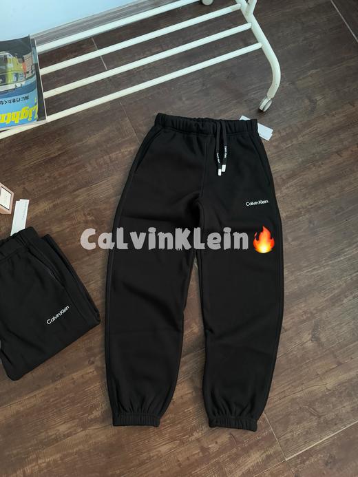 CK Jeans 25冬季男子时尚运动休闲纯棉针织奥立绒卫裤休闲裤 商品图3