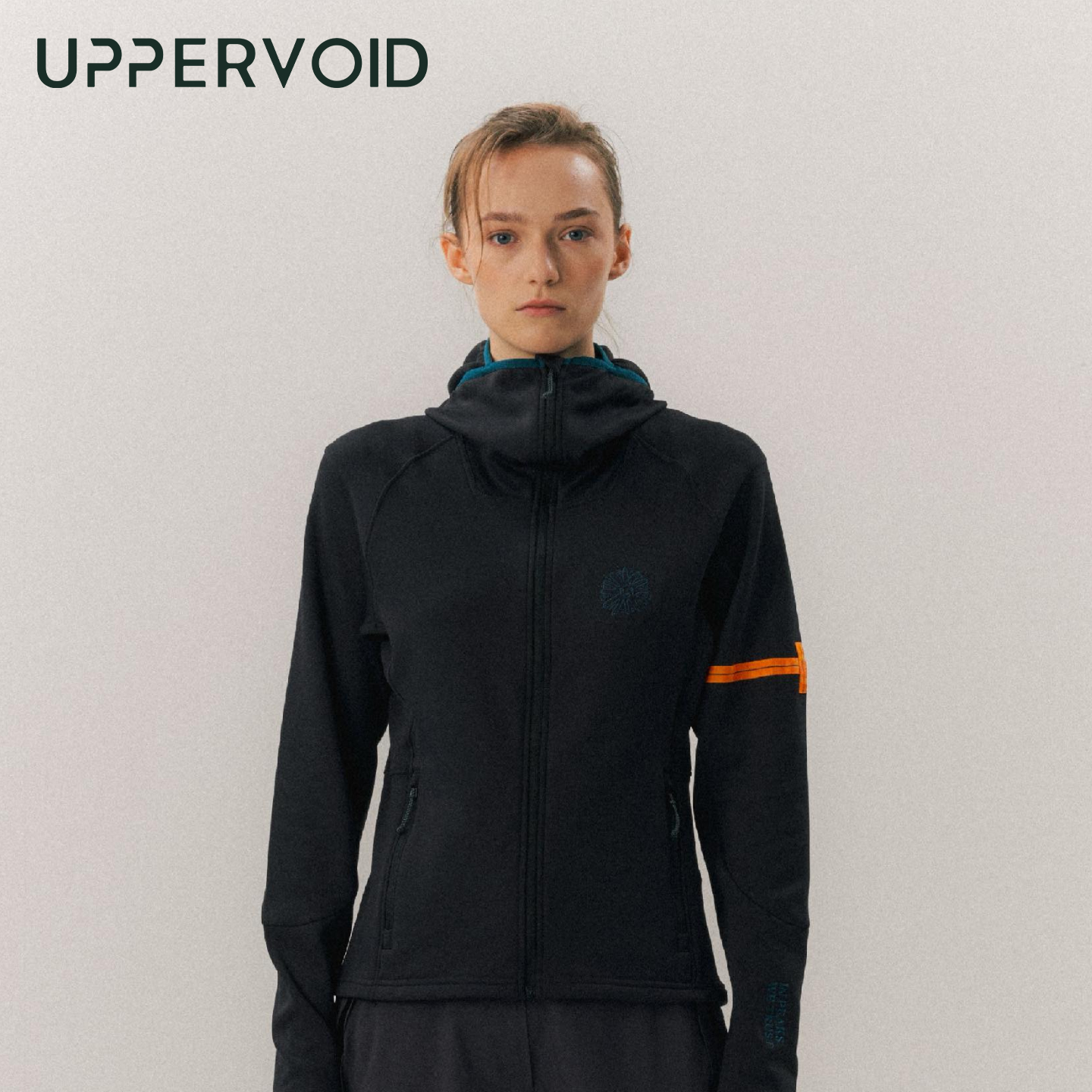 IJI抓绒服连帽轻量保暖外套女秋冬新款UPPERVOID二普纬度