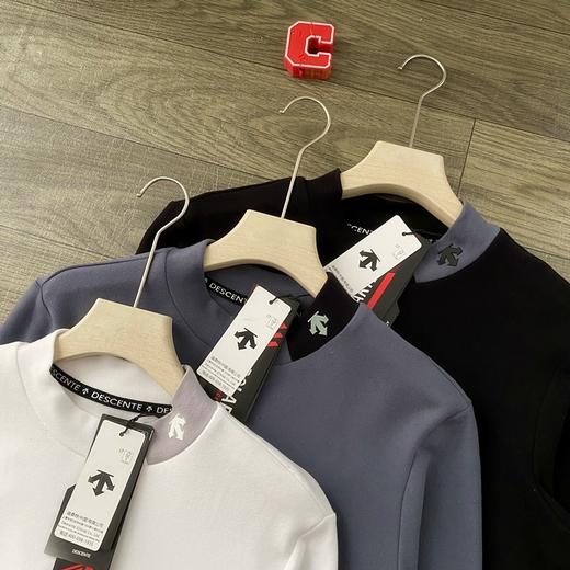 迪桑特高尔夫男士PRO系列亲肤针织打底衫半高领长袖T恤 商品图4