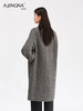 【气场女王】阿菁娜静奢灰高质桑蚕丝羊毛双面大衣F30D511022 商品缩略图5