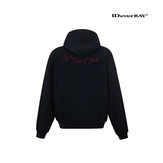 IDEVERRAY【陈立农联名款】青春为名连帽拉链款加绒加厚温暖款情侣卫衣 商品图5