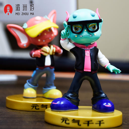 湄洲妈 妈祖保佑系列公仔千里眼顺风耳摆件 商品图1