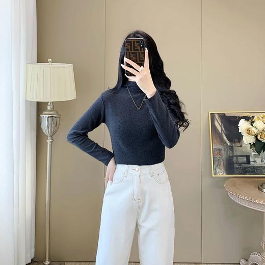 【99元2件】女士秋冬高领打底衫烟囱领里衫【FF25835】 商品图4