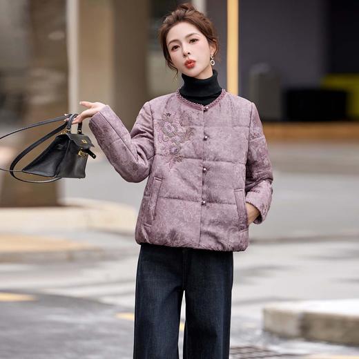 新中式国风棉服，洋气显瘦短款羊毛棉小棉袄HR-SHIY2651 商品图0