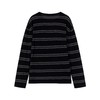 2025秋冬新款复古条纹长袖羊毛衫女宽松休闲通勤风显瘦韩版上衣895382M104 商品缩略图3