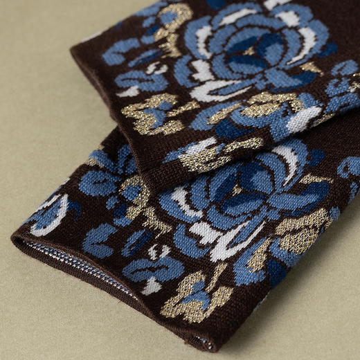 【林栖设计小店】生活在左毛织连衣裙改良马面裙2025秋冬新款提花长裙1954272 商品图10