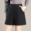 毛呢短裤高腰时尚厚款直筒裤，休闲三分外穿裤靴裤MYX-PH-1617-Y 商品缩略图1