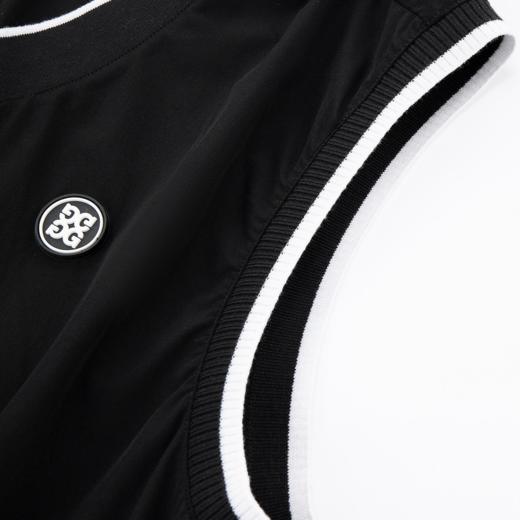 G*家新款男士薄款V领防风背心进口聚酯化纤与尼龙混纺 M424036200 商品图3