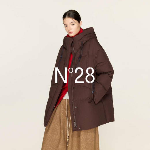 N°28 90鹅绒服女秋冬中长款廓形加厚外套 8855A1Y262 商品图3