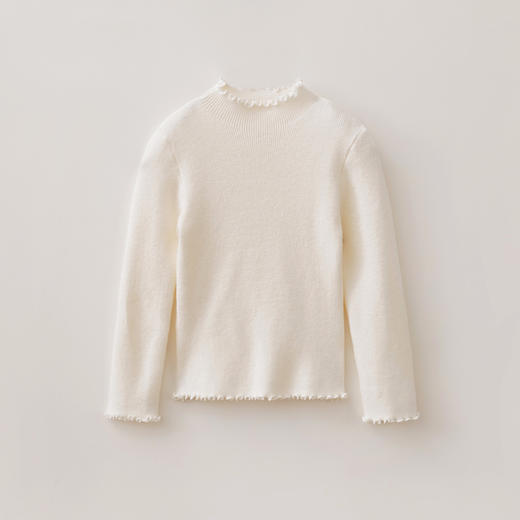 马克珍妮女童轻柔保暖绵羊毛针织衫2025年秋冬新款551821 商品图2