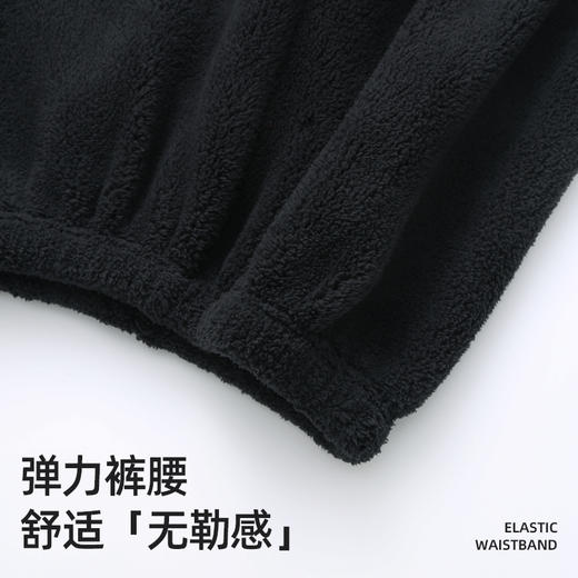 芬腾布朗熊联名新款珊瑚绒女睡衣加绒加厚保暖长袖长裤家居服套装 商品图4