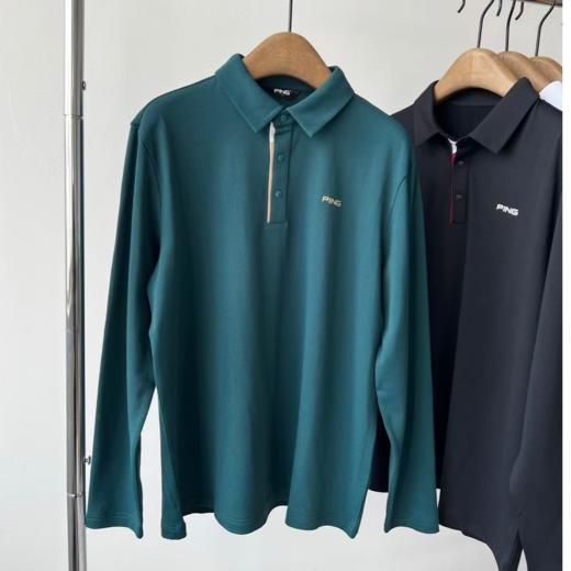 PING 男款秋冬 薄绒 长袖 亲肤保暖舒适帅气百搭  三标不全 DF02 商品图3