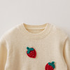 马克珍妮女童甜趣草莓绞花针织衫2025年秋冬新款551901 商品缩略图2