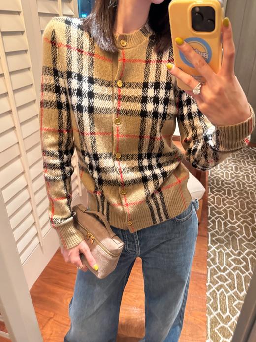 巴宝莉 爆款格子开衫来袭(KX*MM) 商品图6