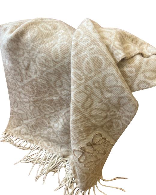 女款羊毛羊绒提花围巾zh014 商品图1