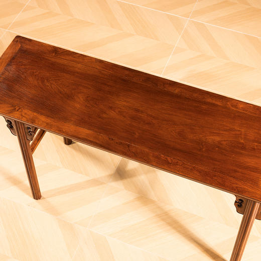 民国 黄花梨夹头榫如意云纹平头案 商品图2