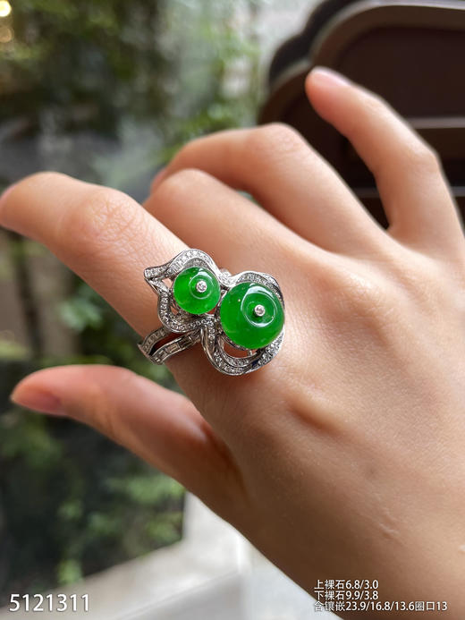 5121311，平安扣戒指。具体价格微信咨询 商品图3