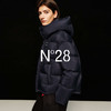 N°28 白鹅绒服女秋冬短款小个子连帽宽松显瘦防风保暖羽绒外套8855A1Y257 商品缩略图4
