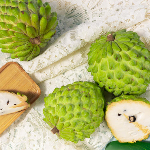 【云南 凤梨释迦果】世界上zui甜的水果，水果界的冰淇淋软糯香甜丝滑到怀疑人生！ 商品图0