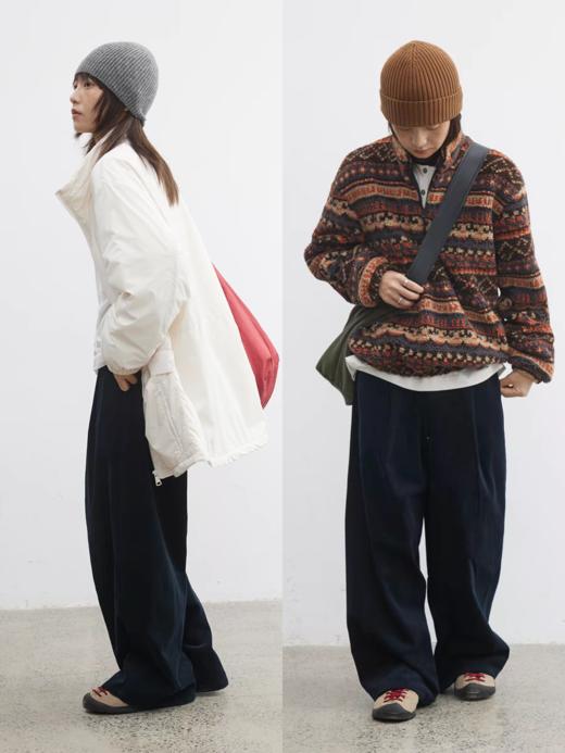 步履不停/5D43168C/灯芯绒直筒宽松长裤 商品图1