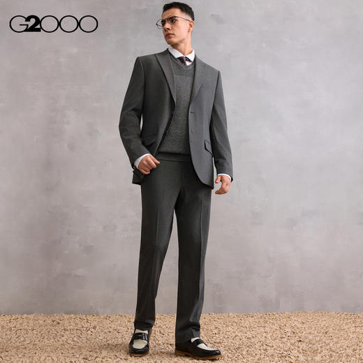 G2000男装FW25【绵羊毛混纺/舒适羊绒】百搭毛衣背心58175063 商品图2
