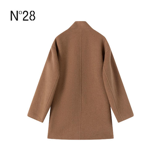 N°28 冬款山羊绒双扣大衣女秋冬宽松呢子外套 8855A1D535  商品图1