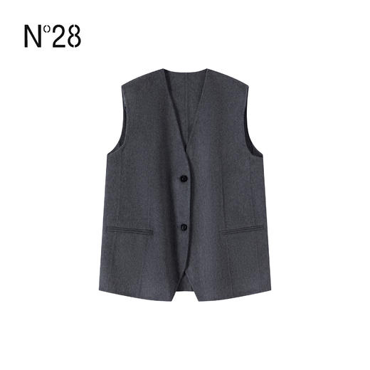 N°28 秋冬高级感时尚通勤百搭马甲背心 8855A1D592  商品图4