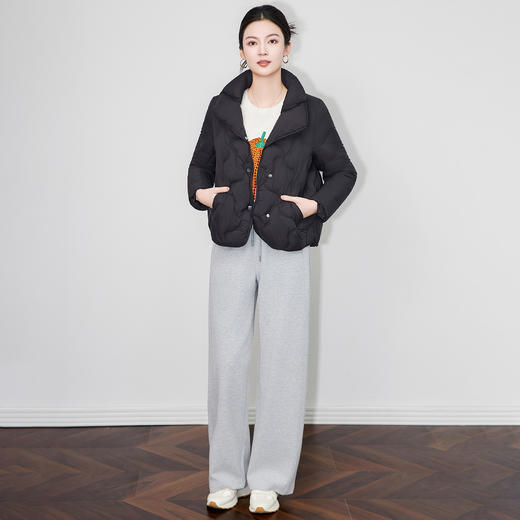 90白鸭绒短款羽绒服外套防风保暖WLZD2514204 商品图2