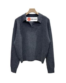 男款针织POLO衫毛衣hu002