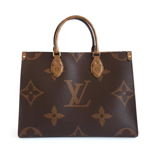 【95新】LV路易威登onthego系列M45321中号拼色老花onthego手提单肩包女士181125AK31 商品图0