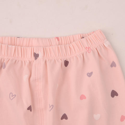 棉果果春季新品女宝大码中大童满印柔软舒适5A抗菌纯棉对开套装M121304226025 商品图5