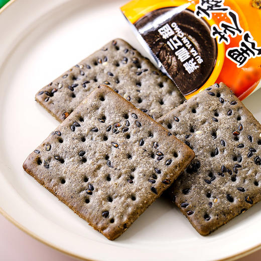 净素黑芝麻饼 花椒盐苏打饼台湾谷物饼干  商品图0