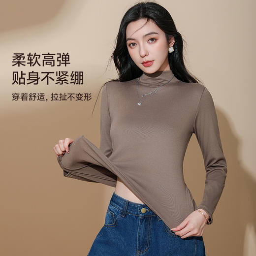 姹弥·椰油绒打底衫 秋冬百搭温柔 糯叽叽内搭单穿都可以！ 商品图3