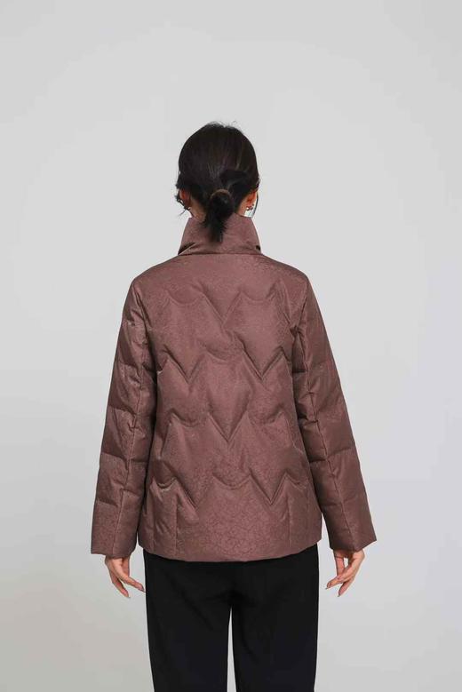 SZ6R21 国风羽绒服外套 流苏盘扣设计 绣花工艺图案  立领防风款式 商品图1