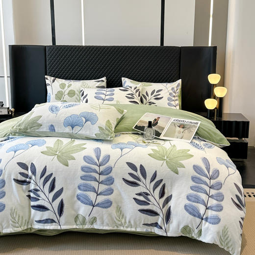 冬天小暖阳☀ 牛奶绒四件套 🥛牛奶丝滑触感  细节设计 含防静电导丝 可机洗 商品图2