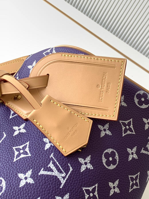 秋冬特惠💰1600 渠道级LV【全钢五金 MB163c01变码芯片】te级LV 全套包装 M11562紫色 本款Speedy P9 Bandoulière25手袋 商品图4