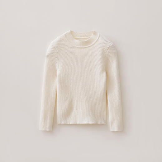 马克珍妮女童百搭舒适绵羊毛针织衫2025年秋冬新款551858 商品图2