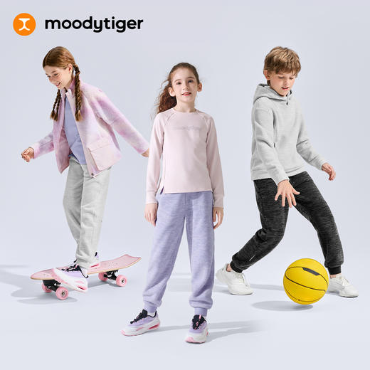 男士吸汗运动风加绒直筒休闲裤春季舒适宽松长裤54511308【专属】 商品图4