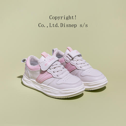 特价59元迪士尼【正版授权】【防伪标】儿童加绒运动休闲鞋板鞋时尚百搭彩绘色系男女童金典板鞋26-37 商品图2