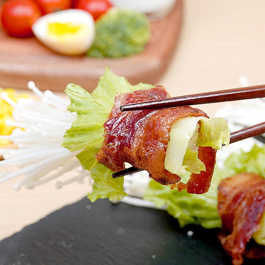 【新品】美珍香锁鲜盒装经典烧烤培根肉干200g非猪肉脯零食肉片 商品图2
