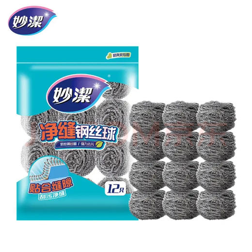 妙洁金属钢丝球  2只装 商品图0