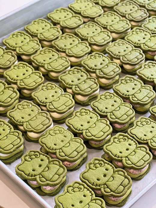 kitty抹茶柚子双拼白脱曲奇 商品图0