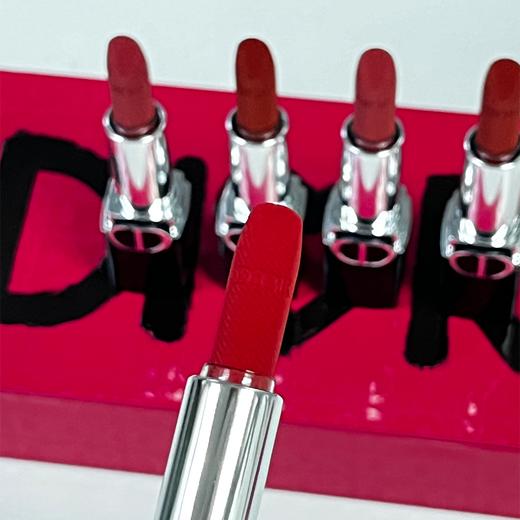 蚂蚁溯源【送礼袋】DIOR迪奥爱心口红五件套小样1.5g*5支（丝绒999+丝绒720+丝绒840+丝绒777+丝绒772） 商品图3