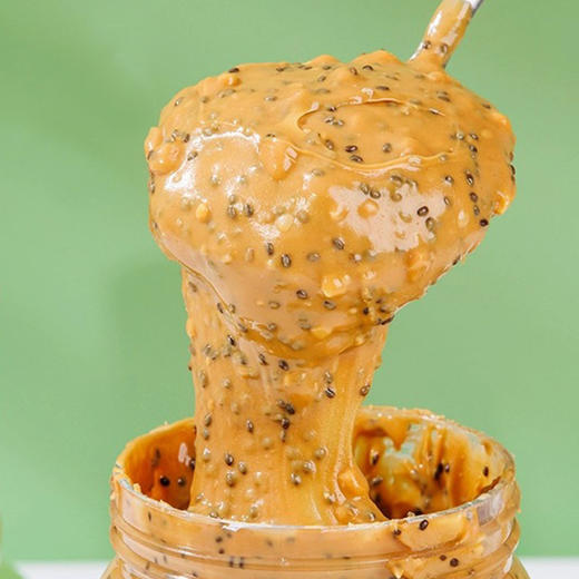 小呆鸟 海盐/奇亚籽 颗粒花生酱 200g/瓶 商品图4